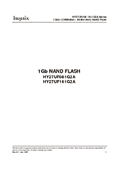 DataSheet HY27UF081G2A pdf